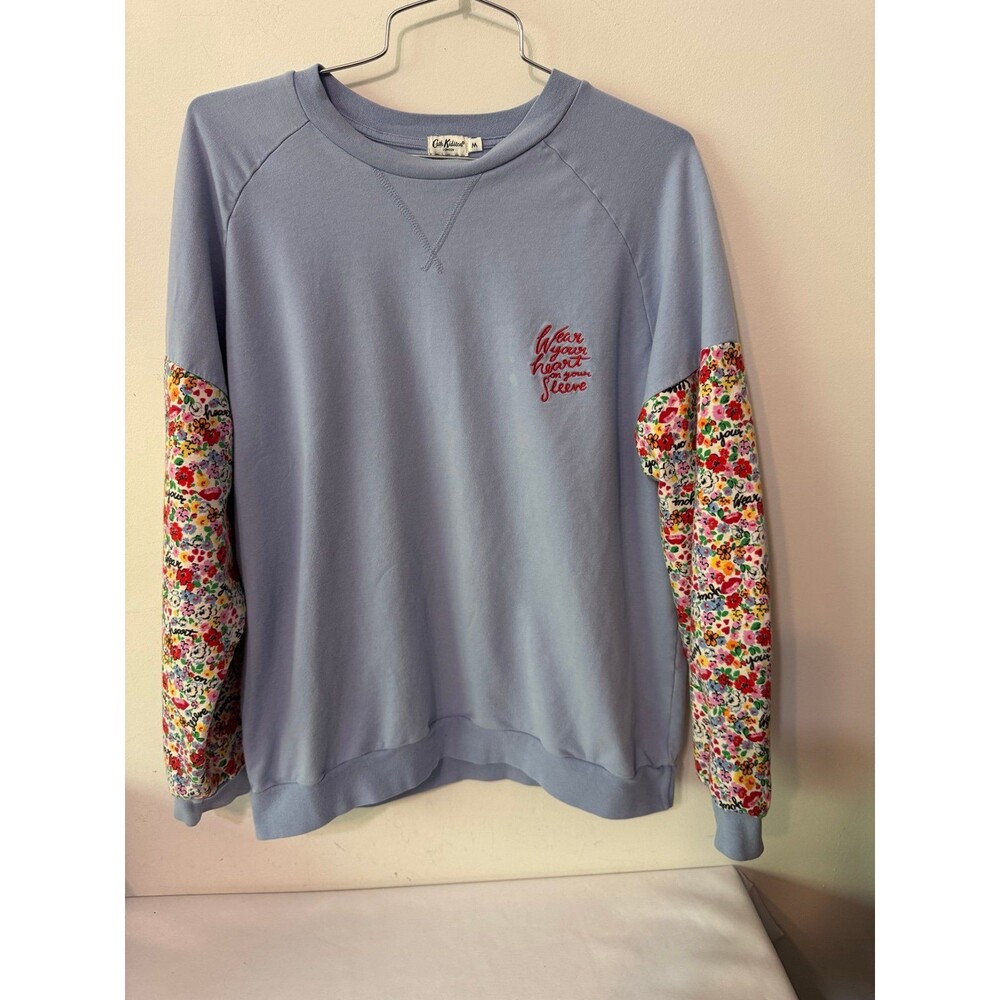 CATH KIDSTON  LONDON WEAR YOUR HEART ON YOUR SLEEVE sweatshirt M